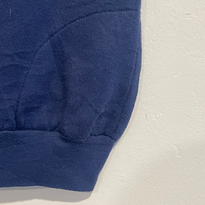 Hooded Vest Sweatshirt Navy