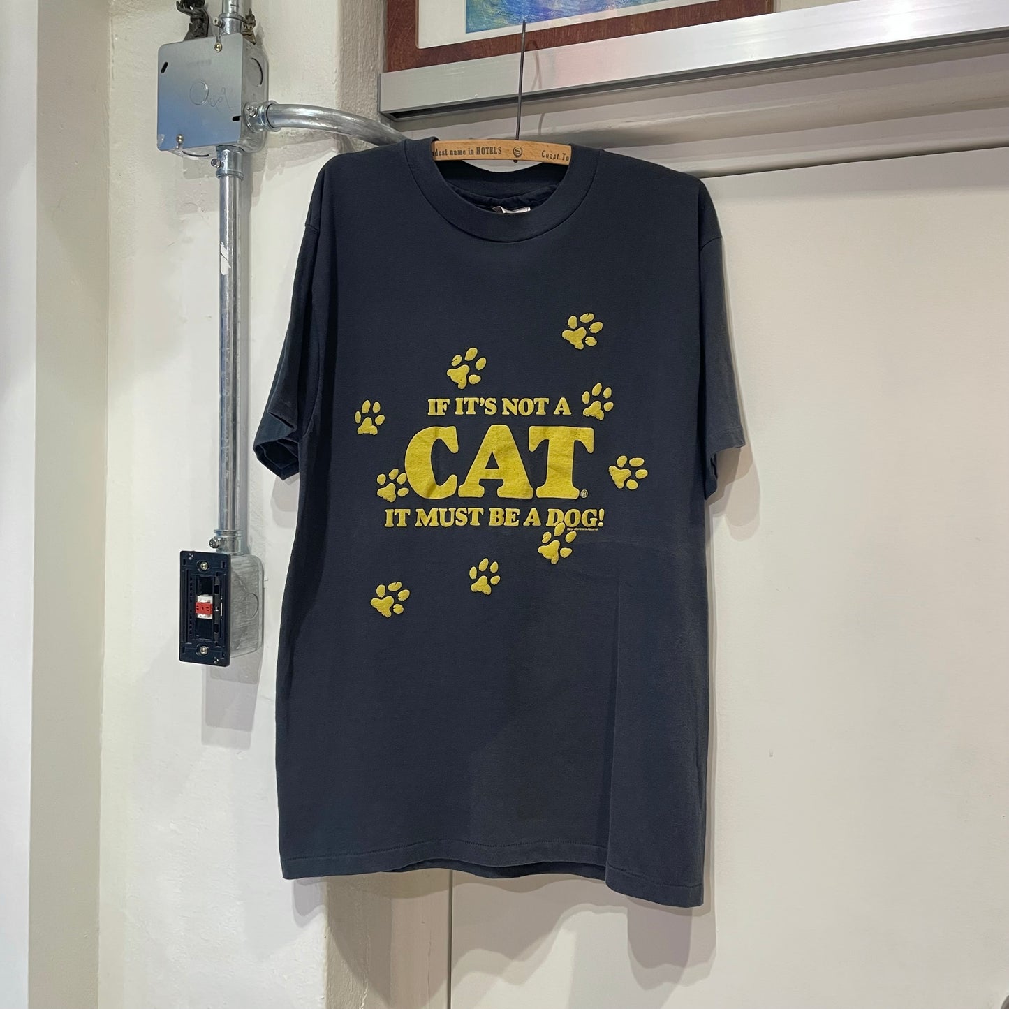 If It's Not A Cat It Must Be A Dog Paw Print Tee