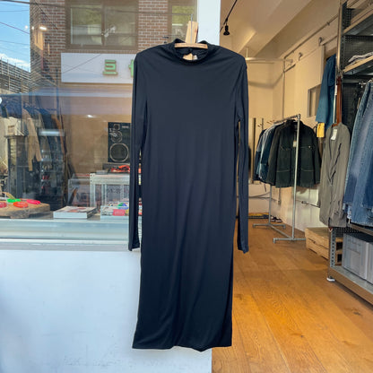 Tencel Dress Long Sleeve Black