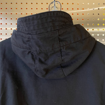 Hooded Duffle Jacket Black