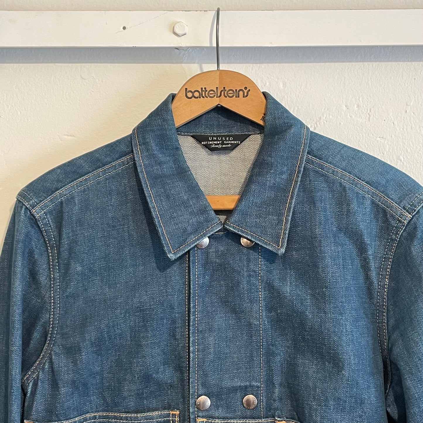 Faded Denim Jacket Indigo