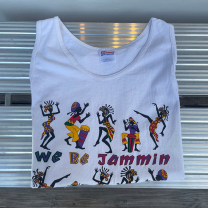 We Be Jammin St. Thomas USVI All-Over Caribbean Souvenir Tank Top