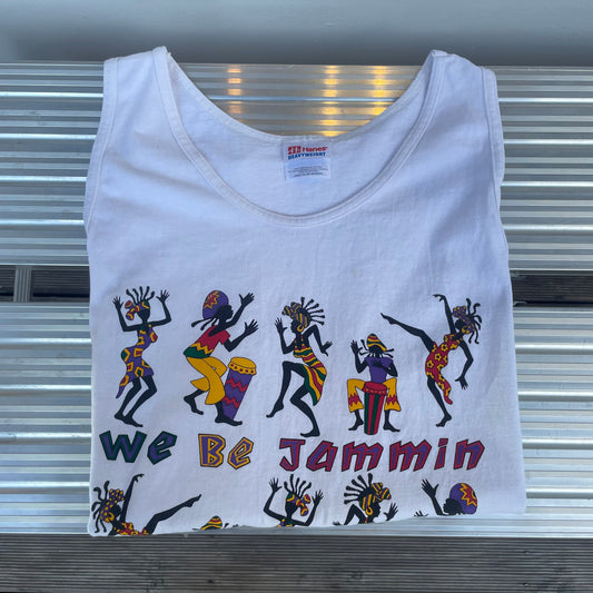 We Be Jammin St. Thomas USVI All-Over Caribbean Souvenir Tank Top