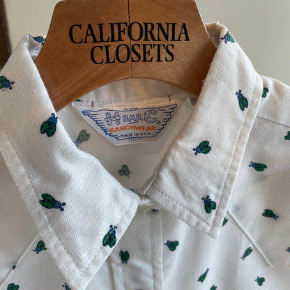 Western Short Sleeve Shirt White