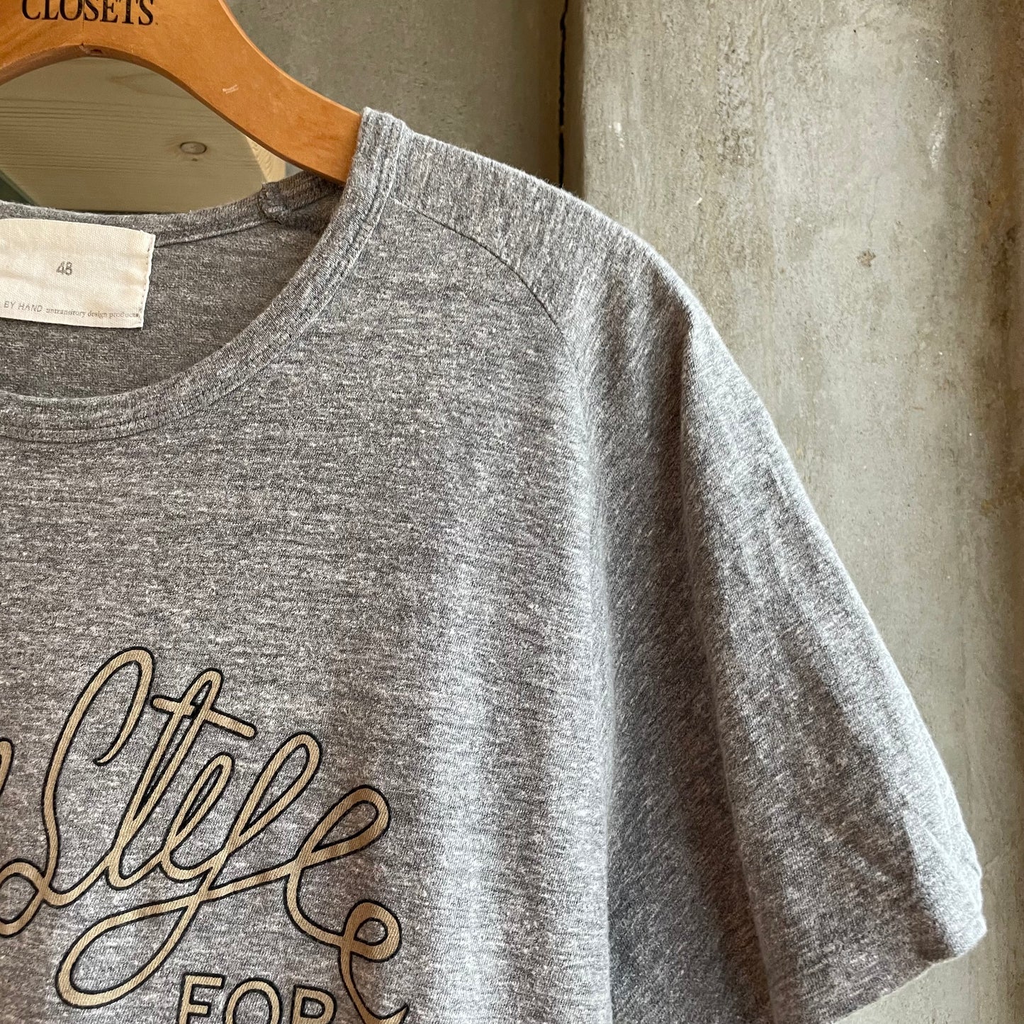 Raglan Graphic T-Shirt Gray
