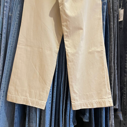 Military Chino Pants Distressed Scovill Zip