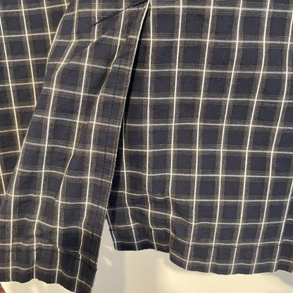 Navy Check Tailored Blazer