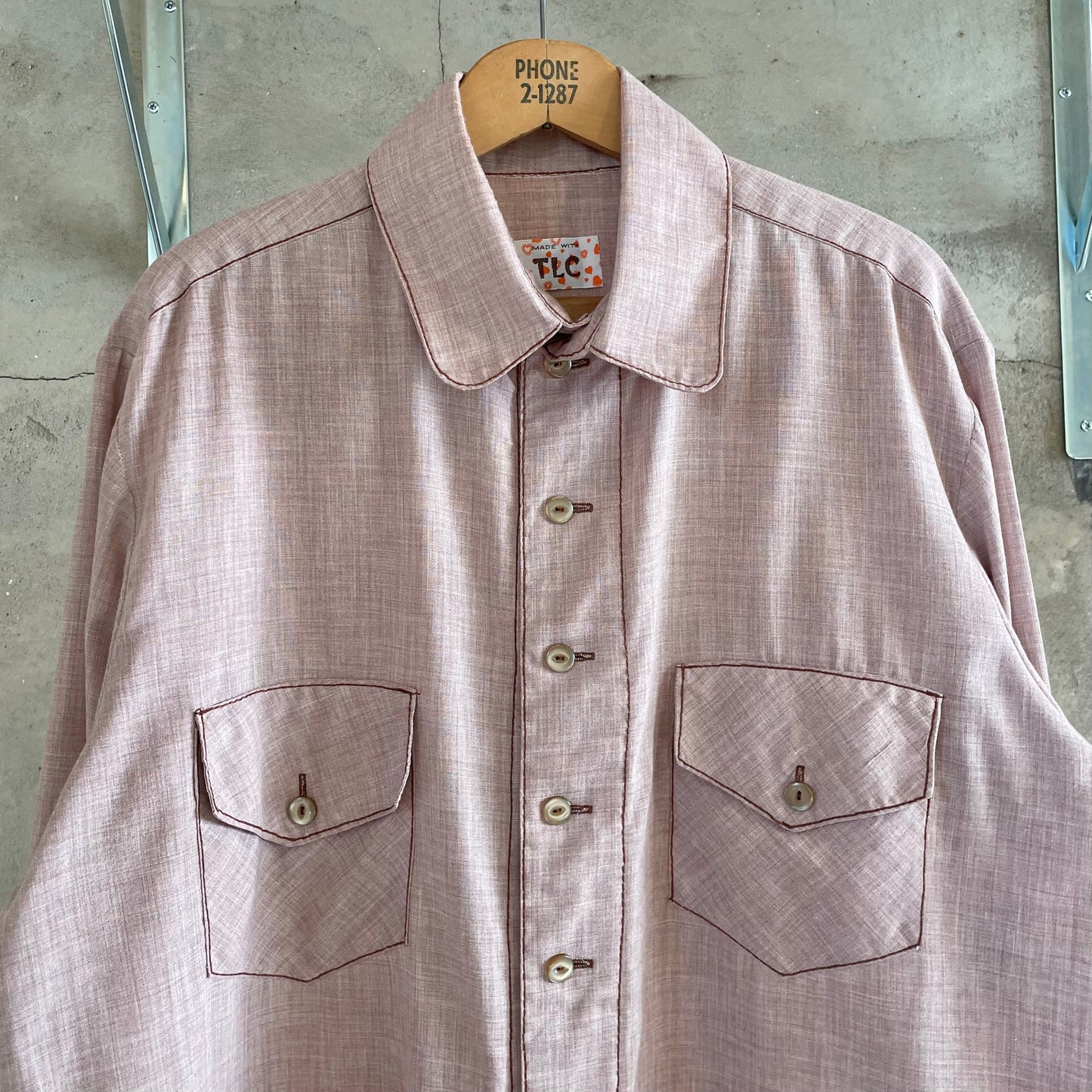 Flap Pocket Shirt Brown