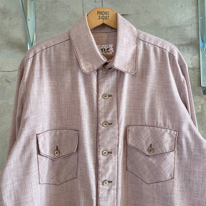 Flap Pocket Shirt Brown