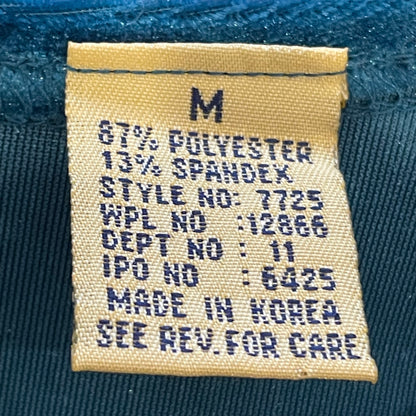 Velour Crew Neck Pullover Green