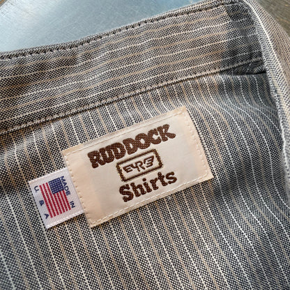 Stripe Short Sleeve Shirt Gray