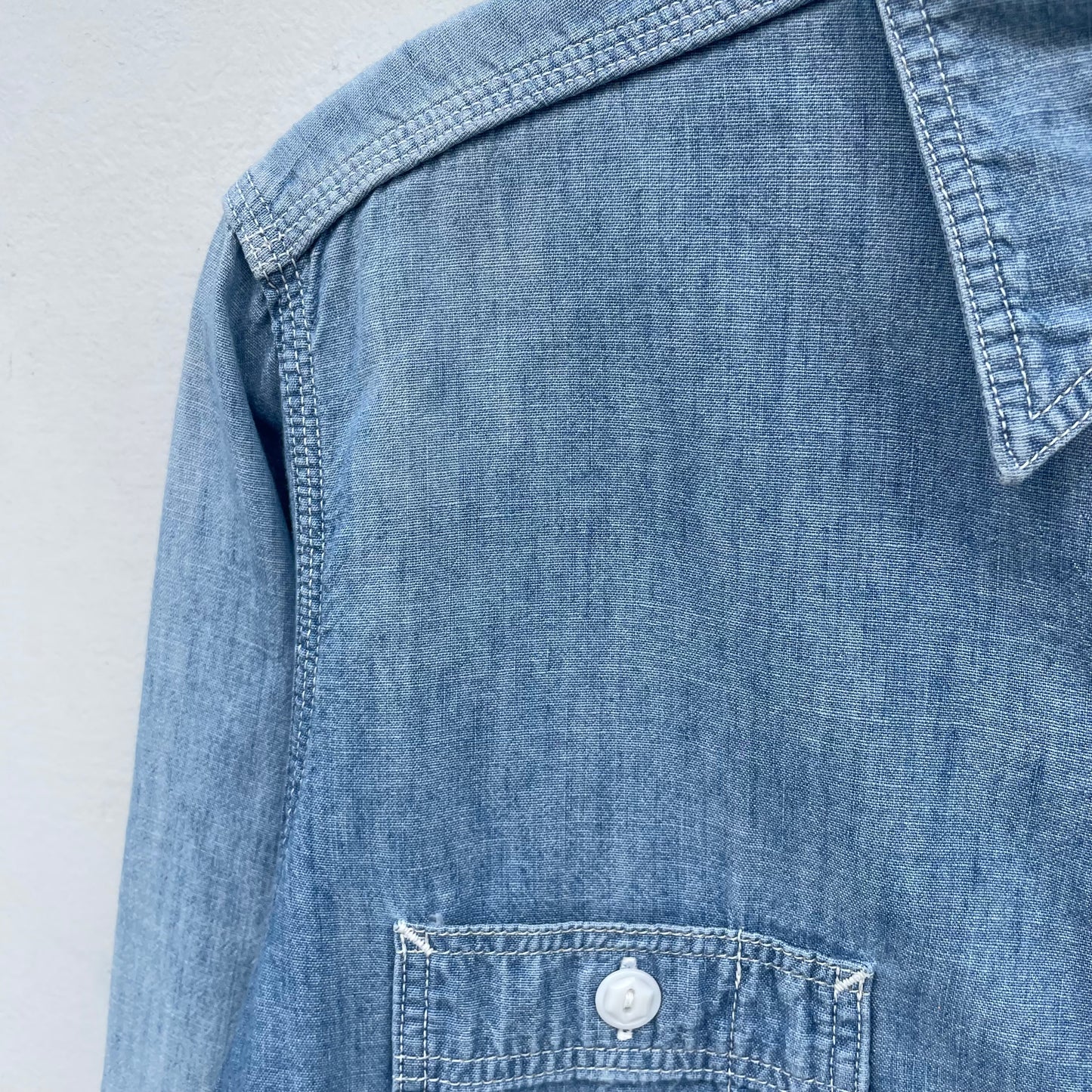 Chambray Work Shirt Blue