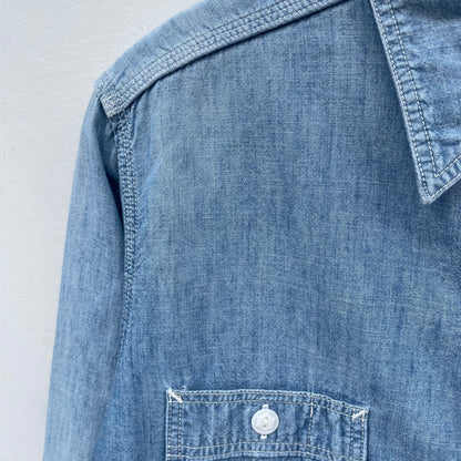 Chambray Work Shirt Blue