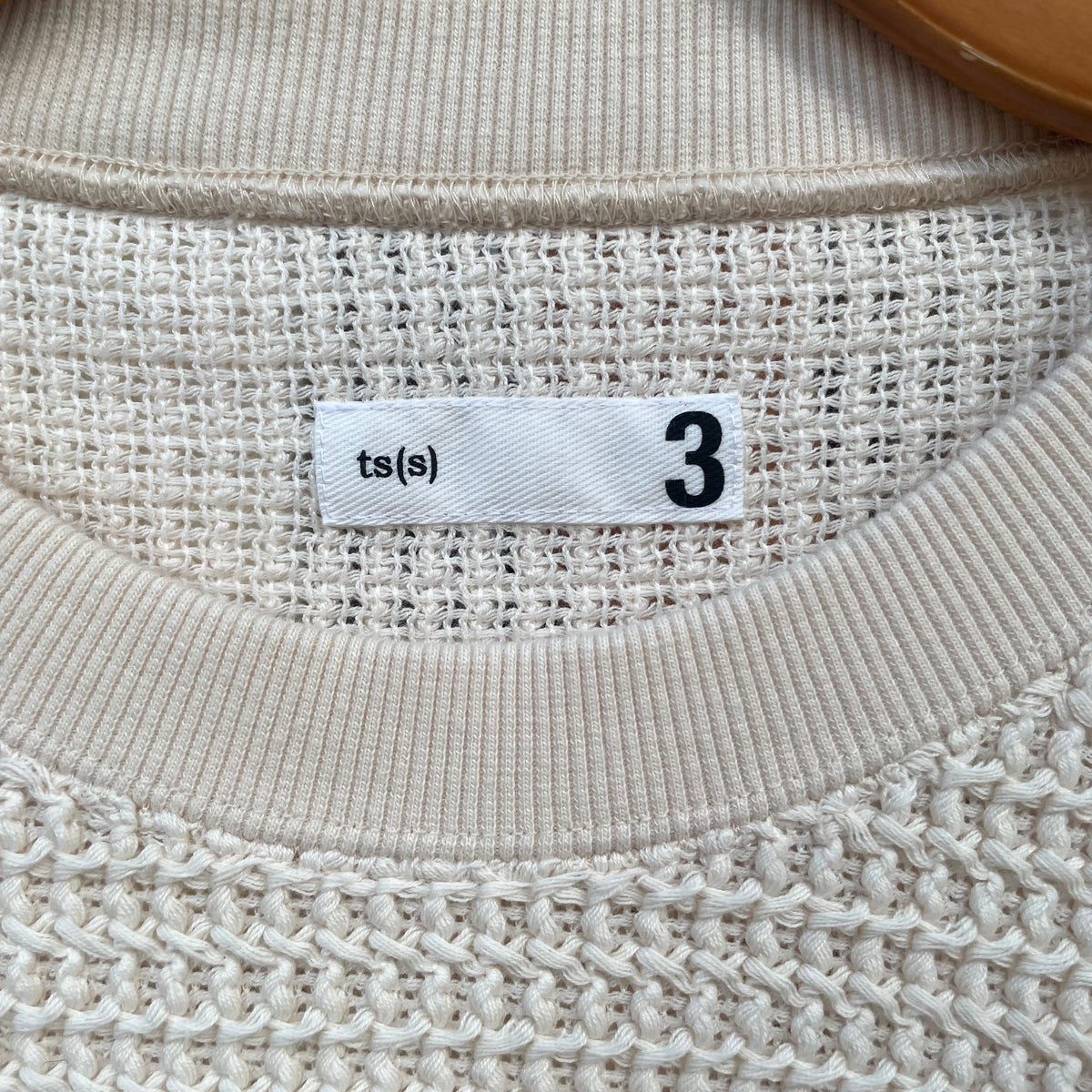 Crewneck Knit Pullover Ivory