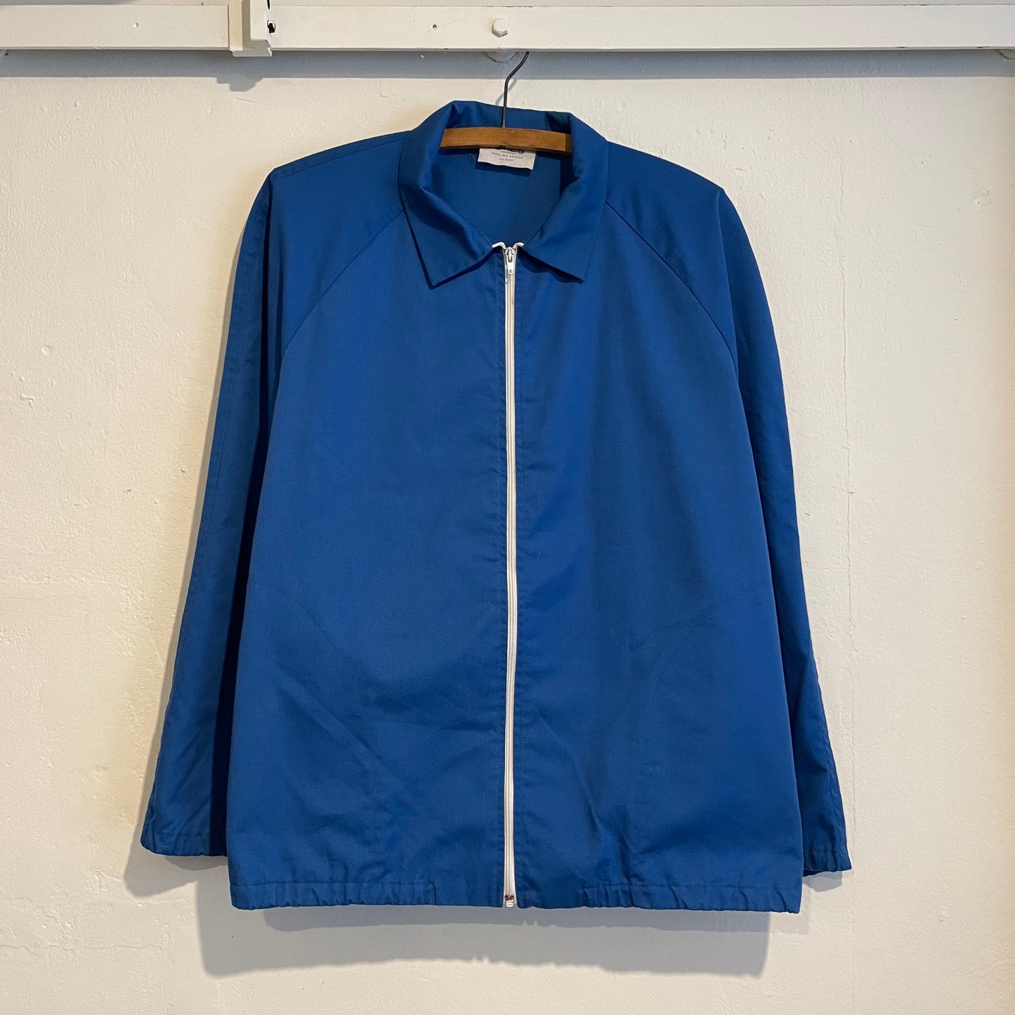 Zip Up Cotton Jacket Blue
