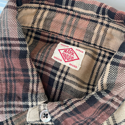 Check Flannel Shirt Brown