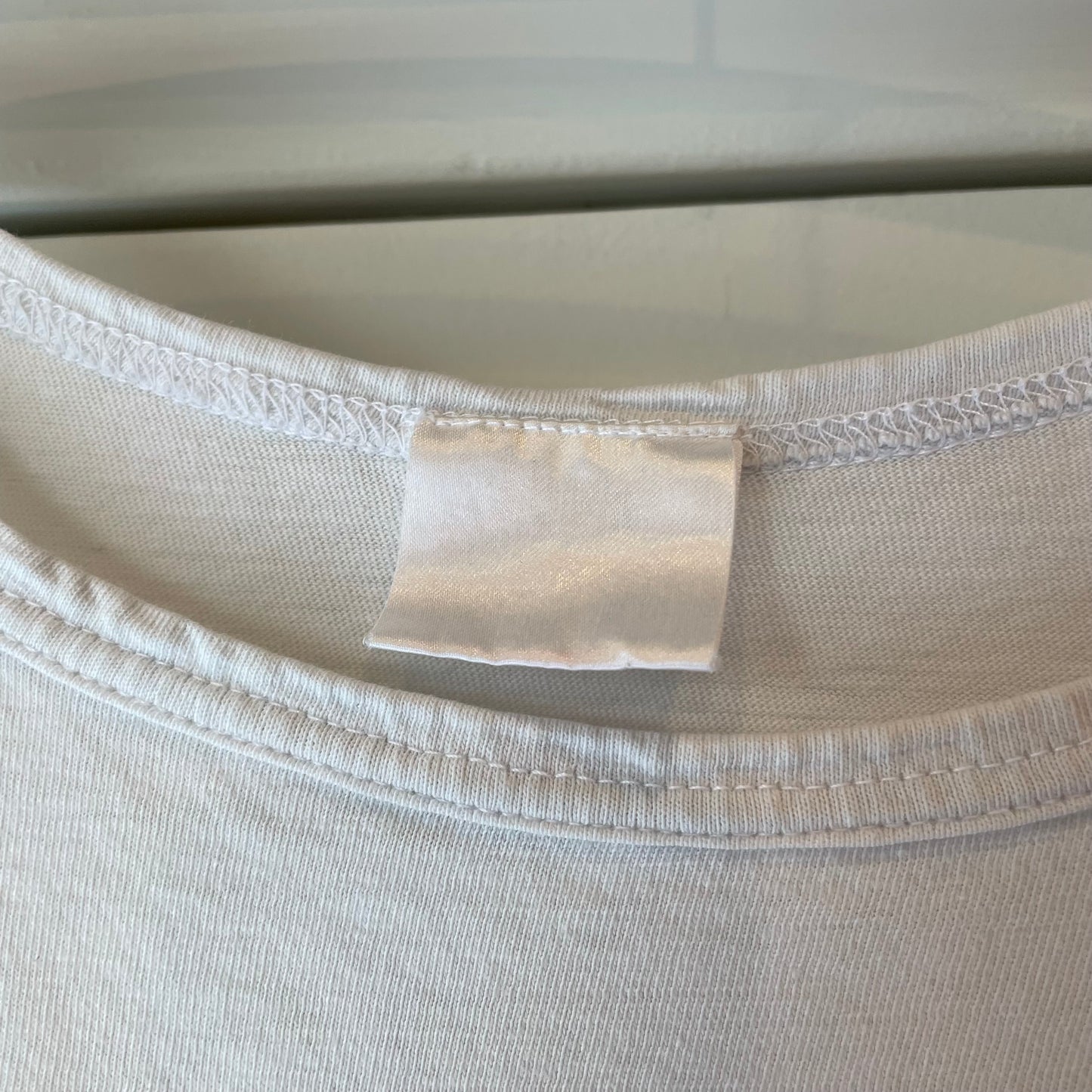 Lettering Tank Top White