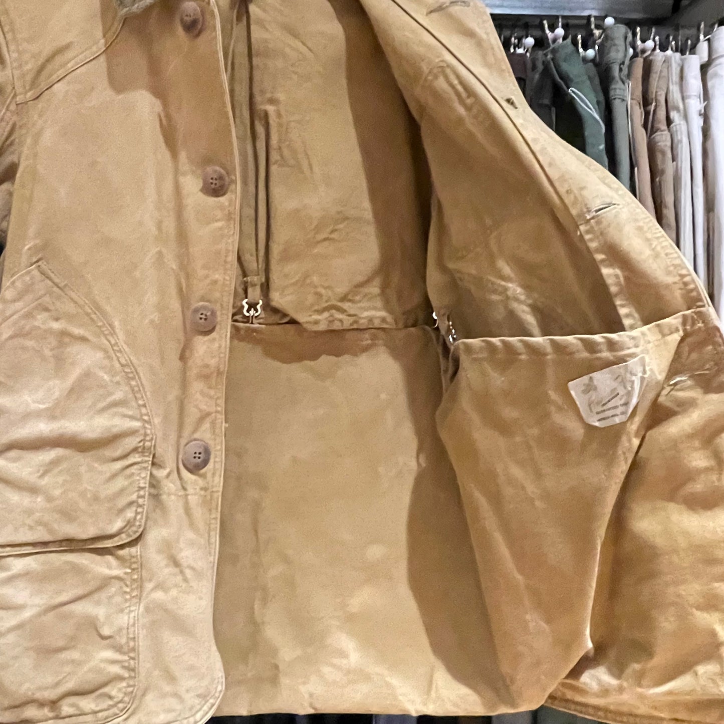 Canvas Hunting Jacket Khaki