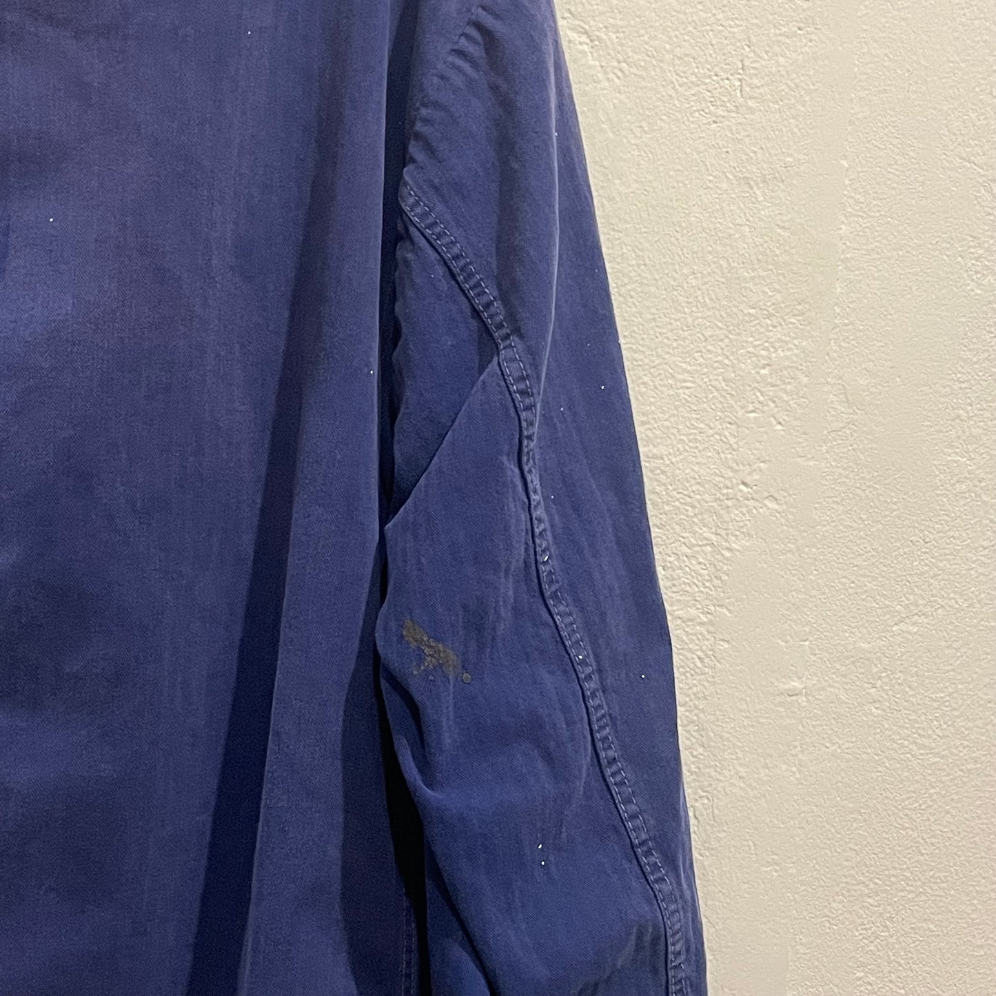 Indigo Work Coveralls Button Up Blue Vintage