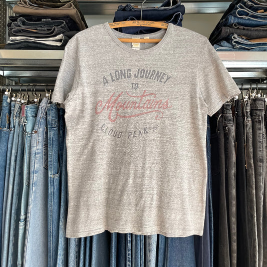 Heather Gray Mountain Graphic T-shirt