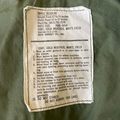M-65 Field Jacket Olive NYCO