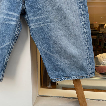 501 Faded Denim Shorts Blue