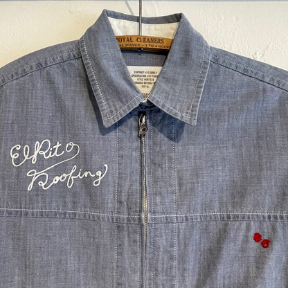 El Rito Zip Chore Jacket Blue Universal Zip