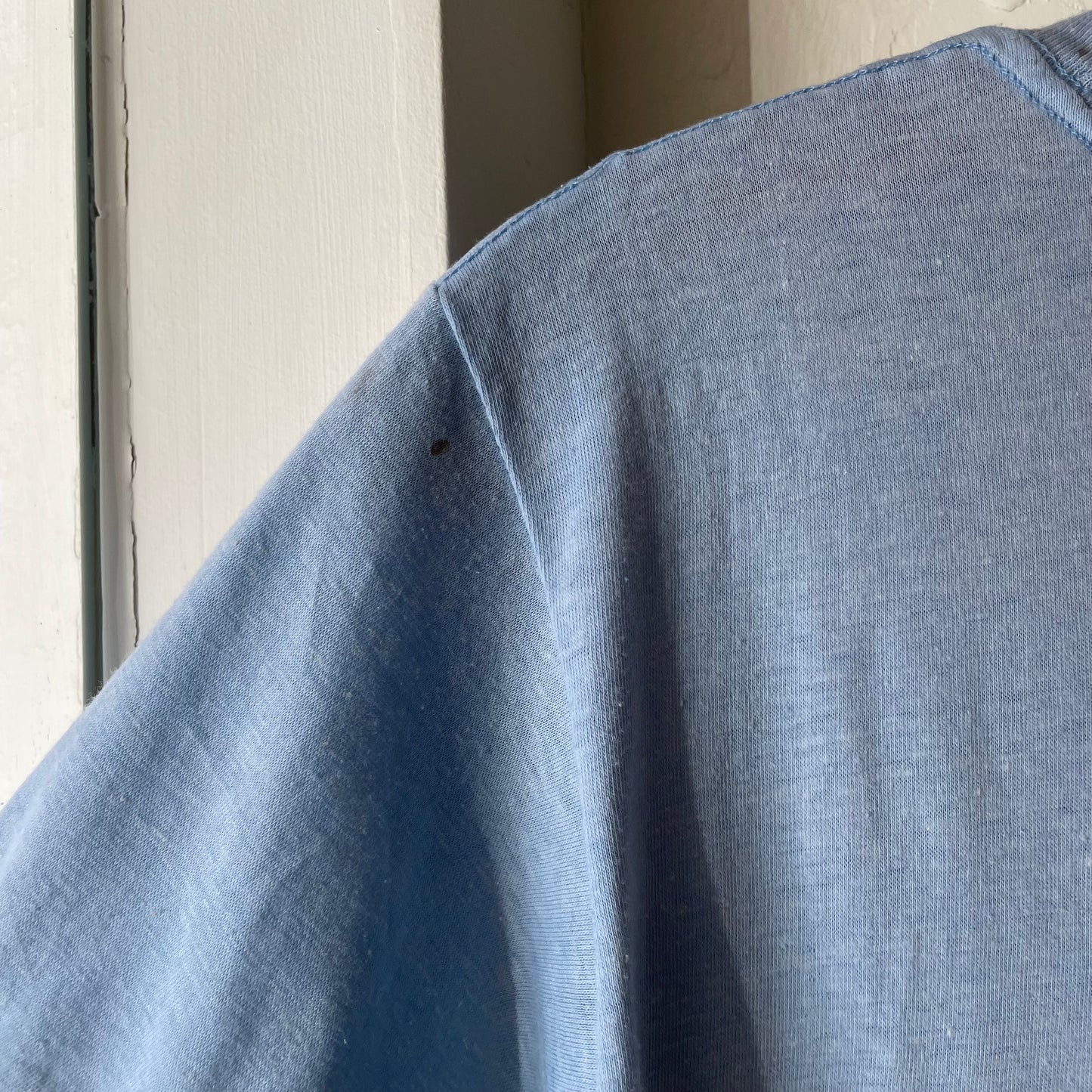 Chasing Rainbows Lettering T-Shirt Blue