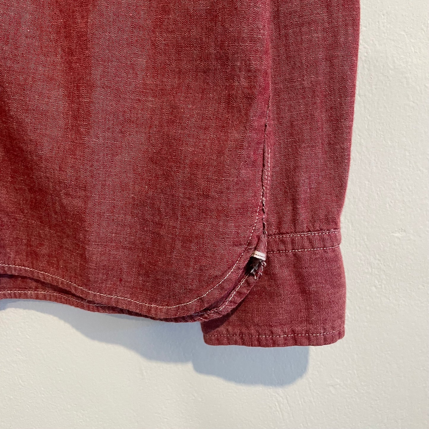 Chambray Work Shirt Red