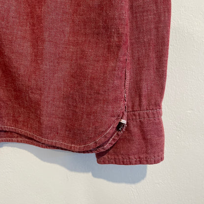 Chambray Work Shirt Red
