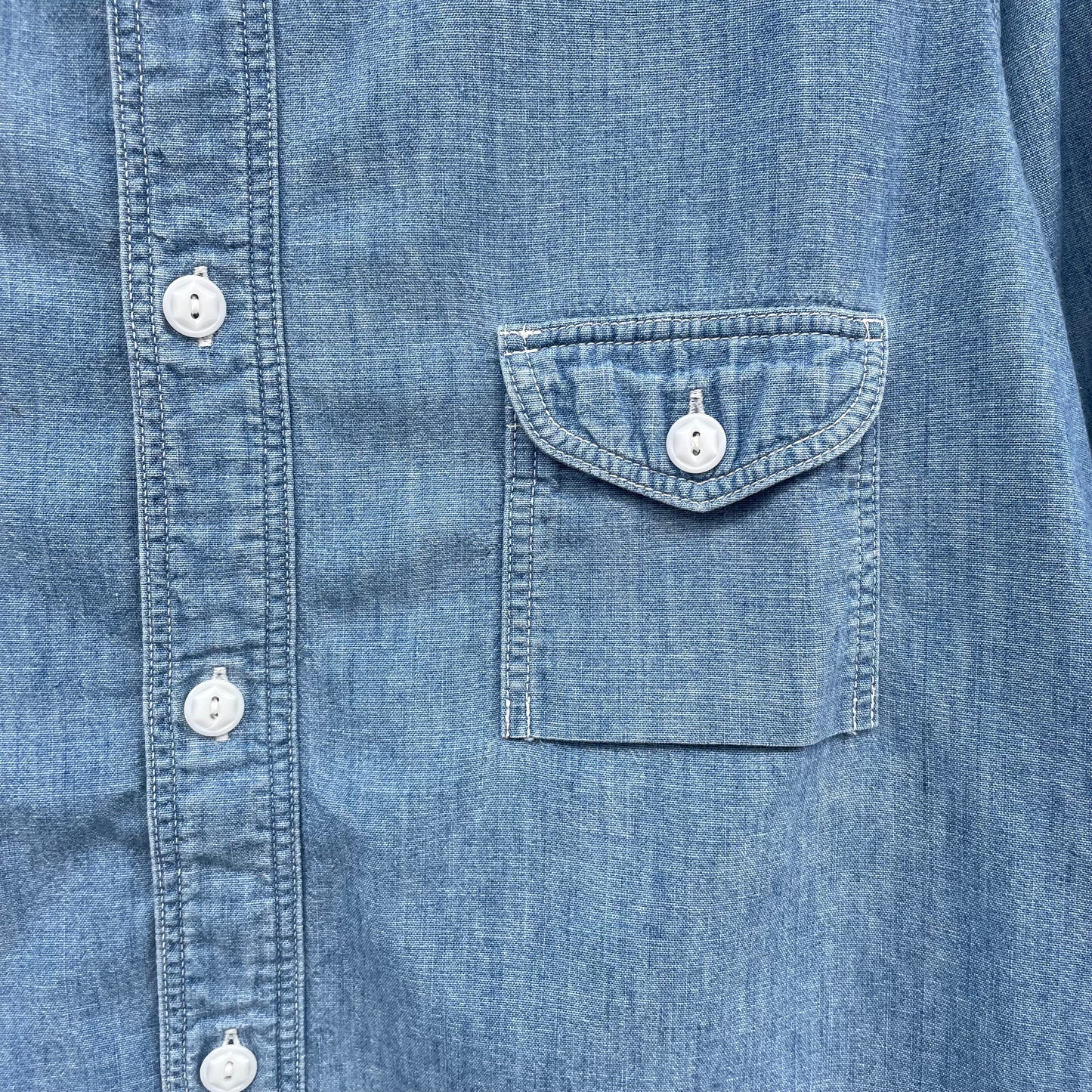 Chambray Work Shirt Blue