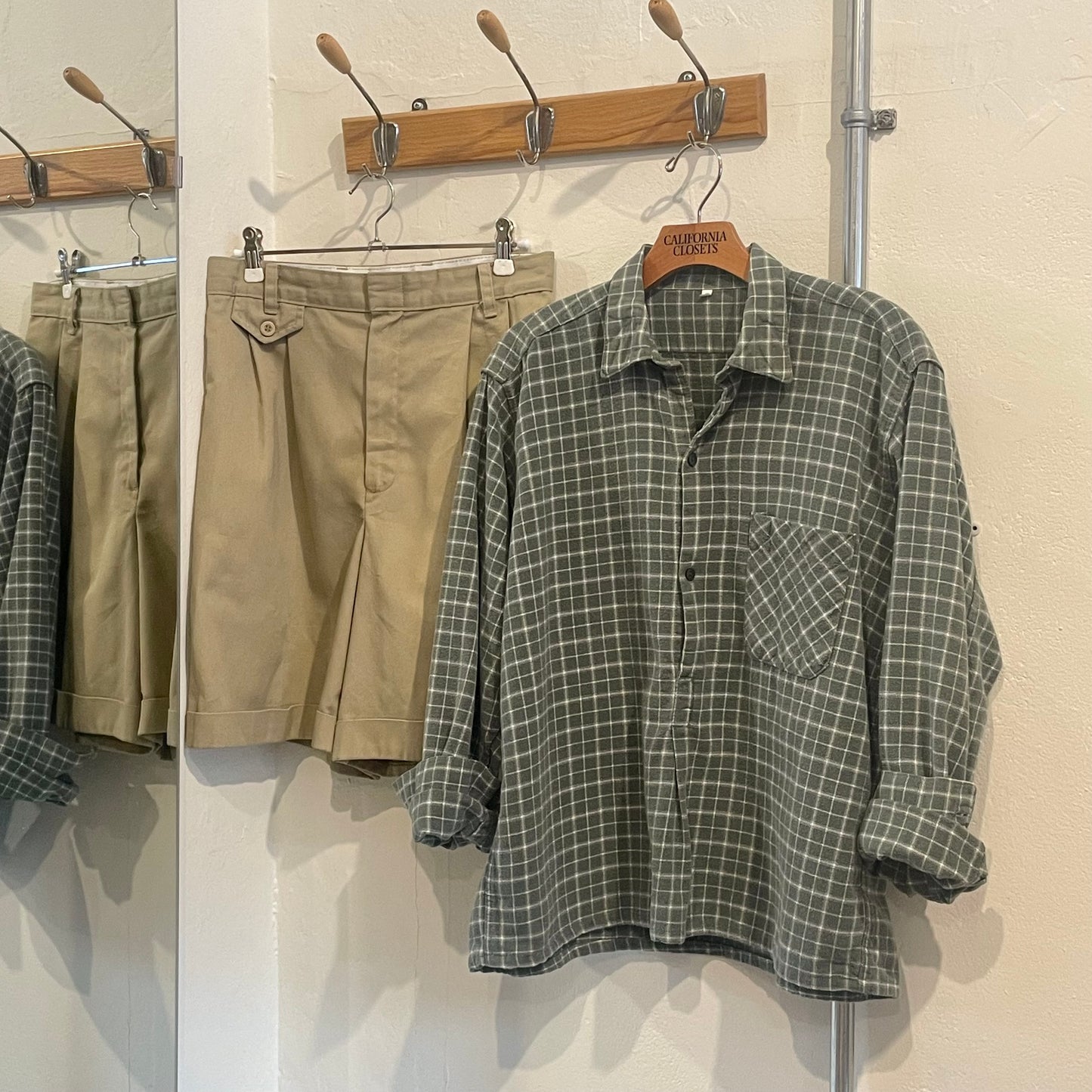 Grandfather Shirt Green Check