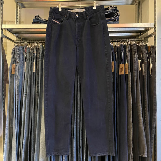 Navy Twill Pants Regular Tapered