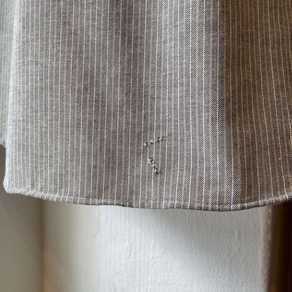 Stripe Short Sleeve Shirt Gray