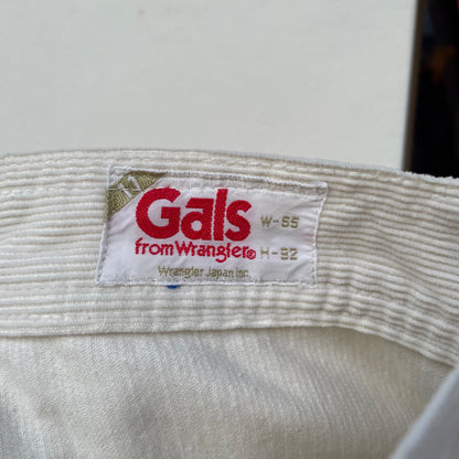 Corduroy Cargo Shorts Ivory
