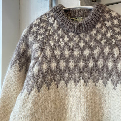 Lopapeysa Knit Sweater Beige