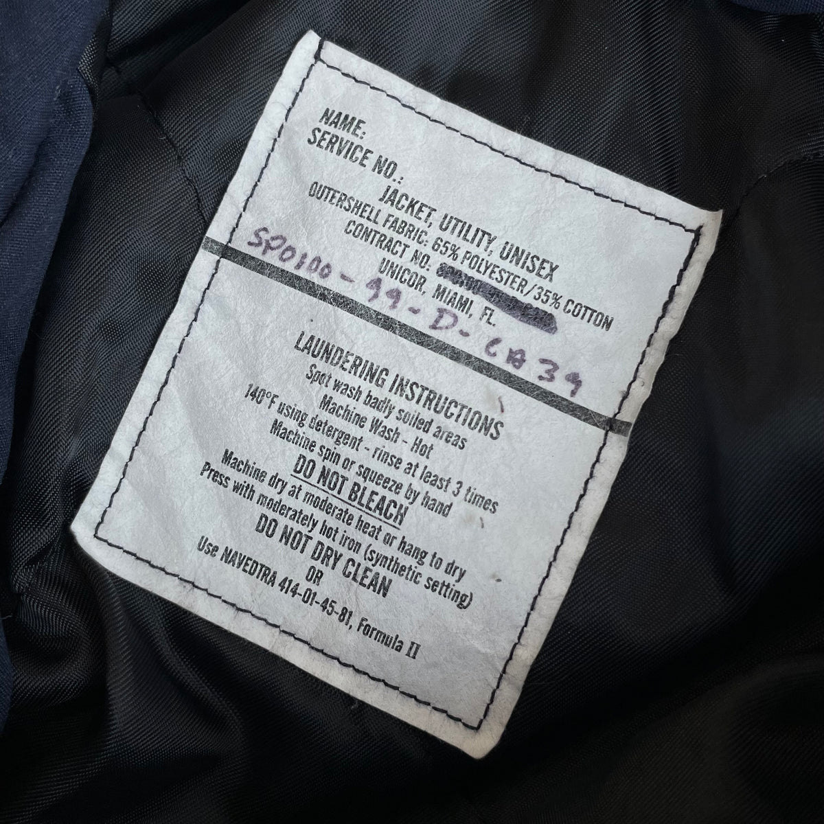 Utility Jacket Navy