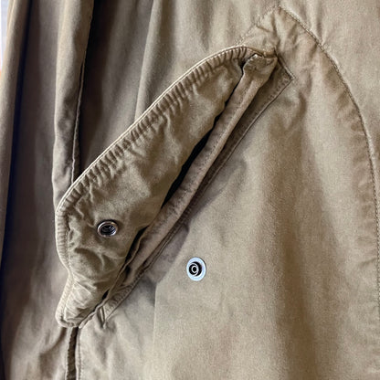 Drawstring Hood Parka Olive Green Military