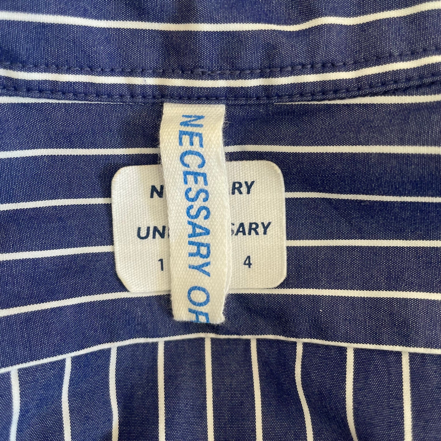Stripe Shirt Navy/White