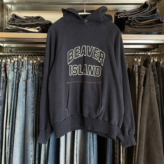 BEAVER ISLAND Hoodie Navy