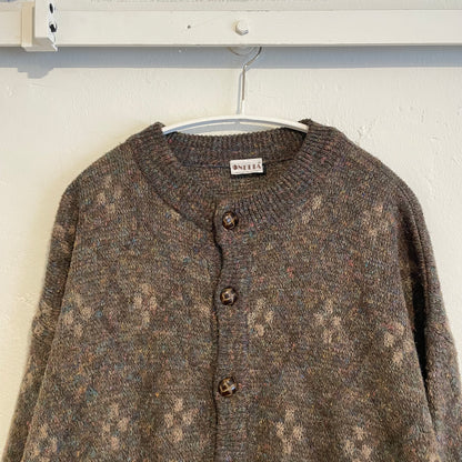 Onelia Wool Blend Cardigan Brown