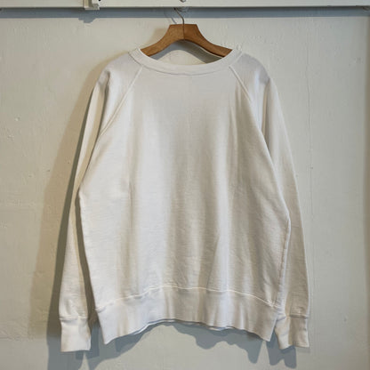PASSAIC Raglan Crewneck Sweatshirt White