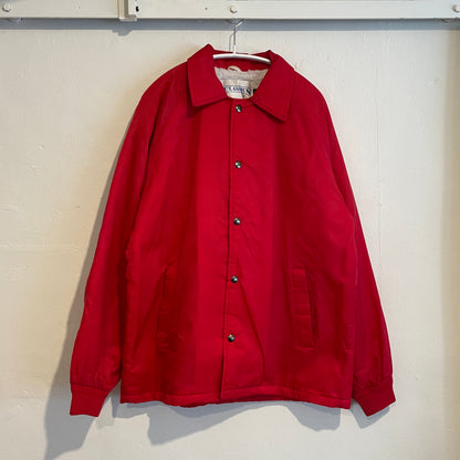 Fleece Lined Coach Jacket Red