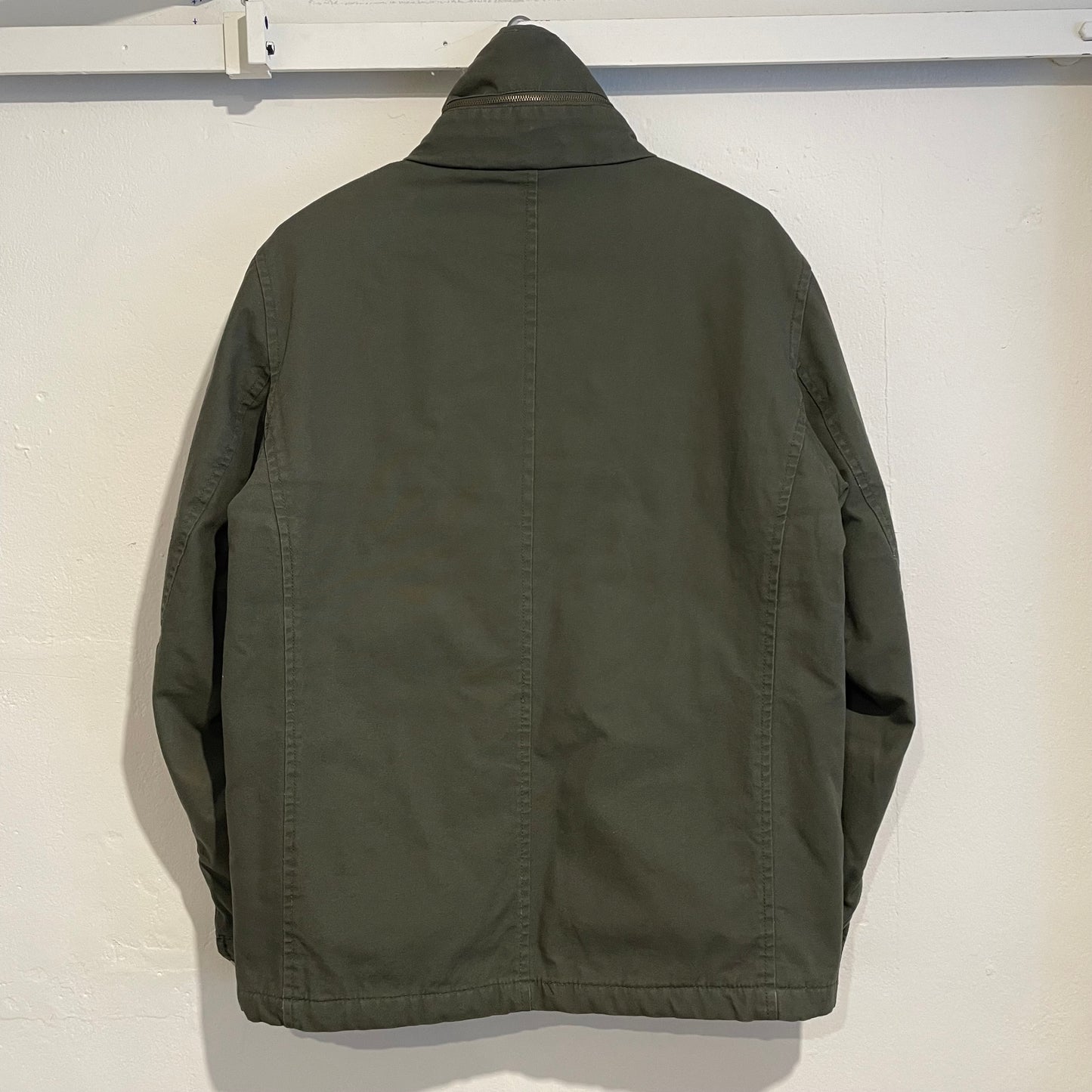 Olive Quilted Canvas Utility Jackey