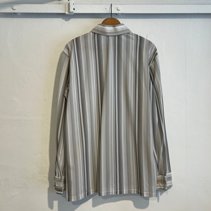 Mono-tone Striped Shirt Grey