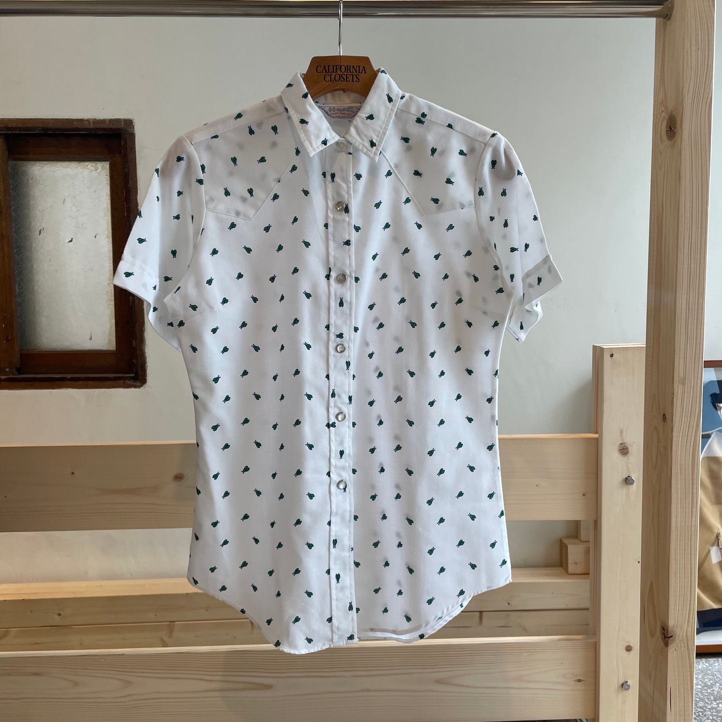 Western Short Sleeve Shirt White