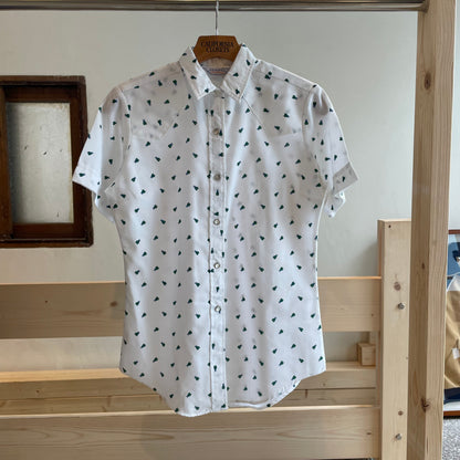 Western Short Sleeve Shirt White