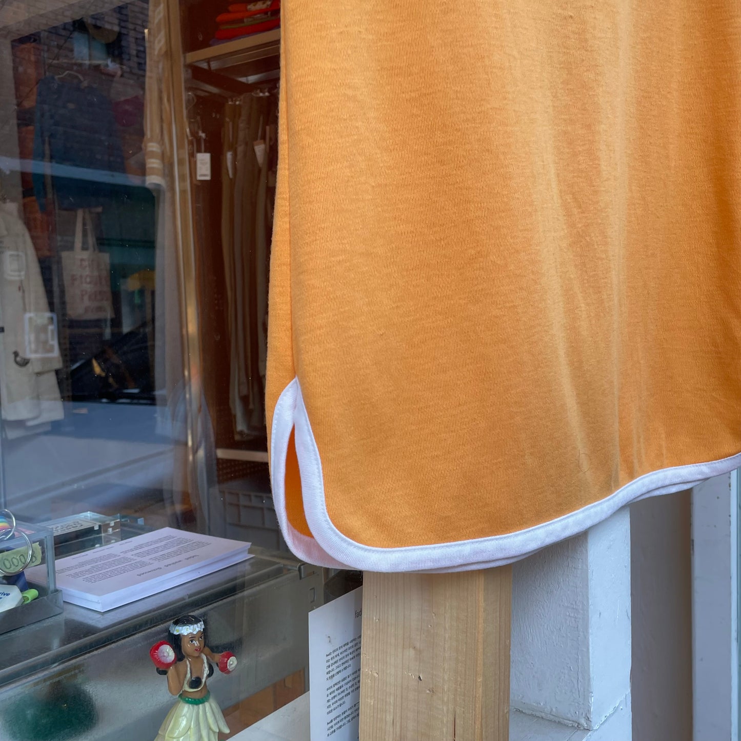 Snap Button T-Shirt Yellow
