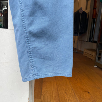 Bleached French Work Pants Blue
