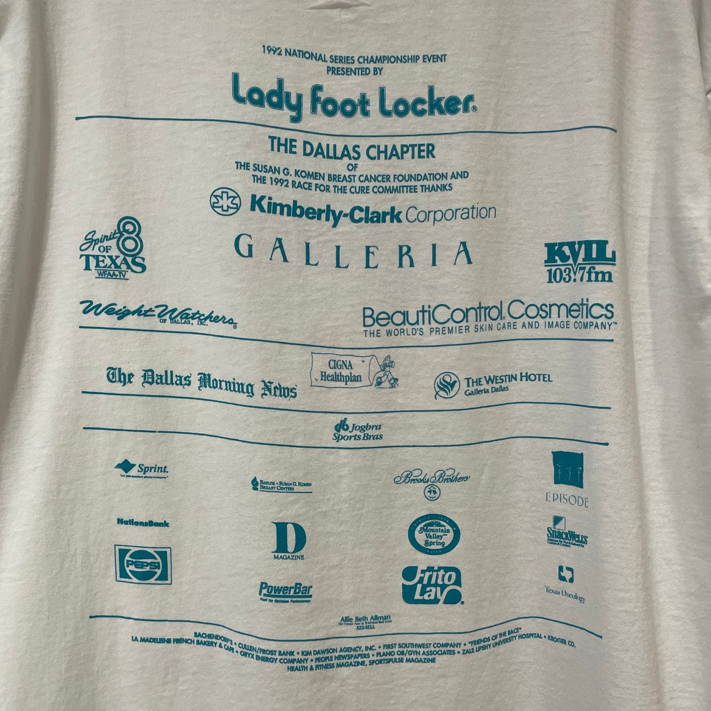 Race For The Cure Long Sleeve T-Shirt White